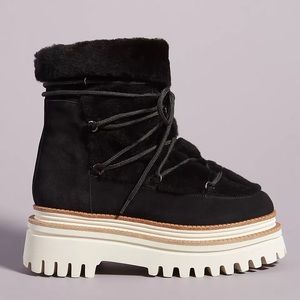 Paloma Barcelo Nazare Shearling Platform Boot